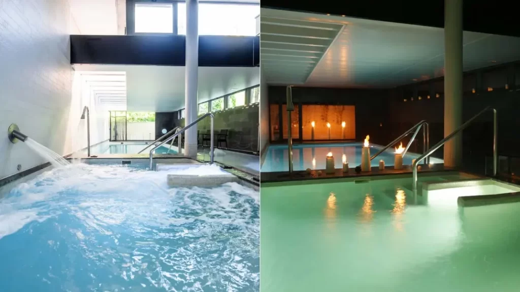 Fotos de la piscina interior en el Hotel Spa Niwa de Brihuega