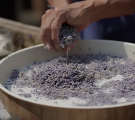 Flores secas de lavanda para cocinar